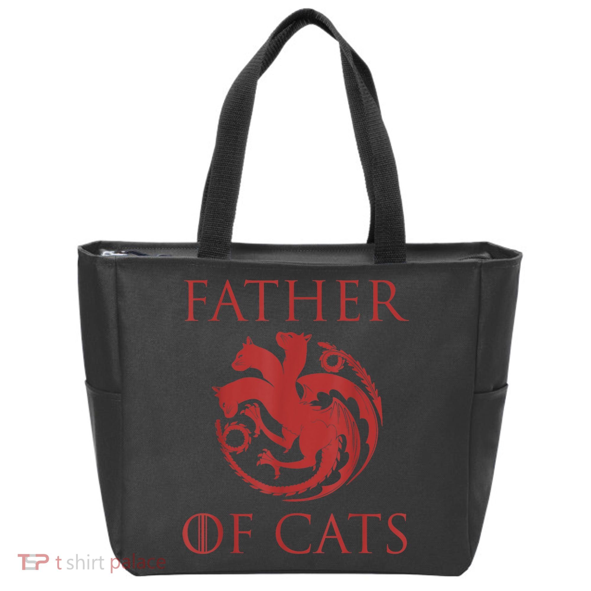 Father Of Cats Funny Cat Lover Kitten Dad Kitty Tote Bag