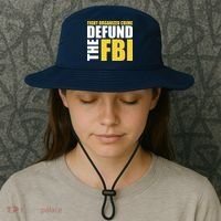 Fight Organized Crime Defund The FBI Bucket Hat thumb 3