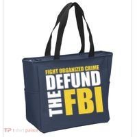 Fight Organized Crime Defund The FBI Tote Bag thumb 2