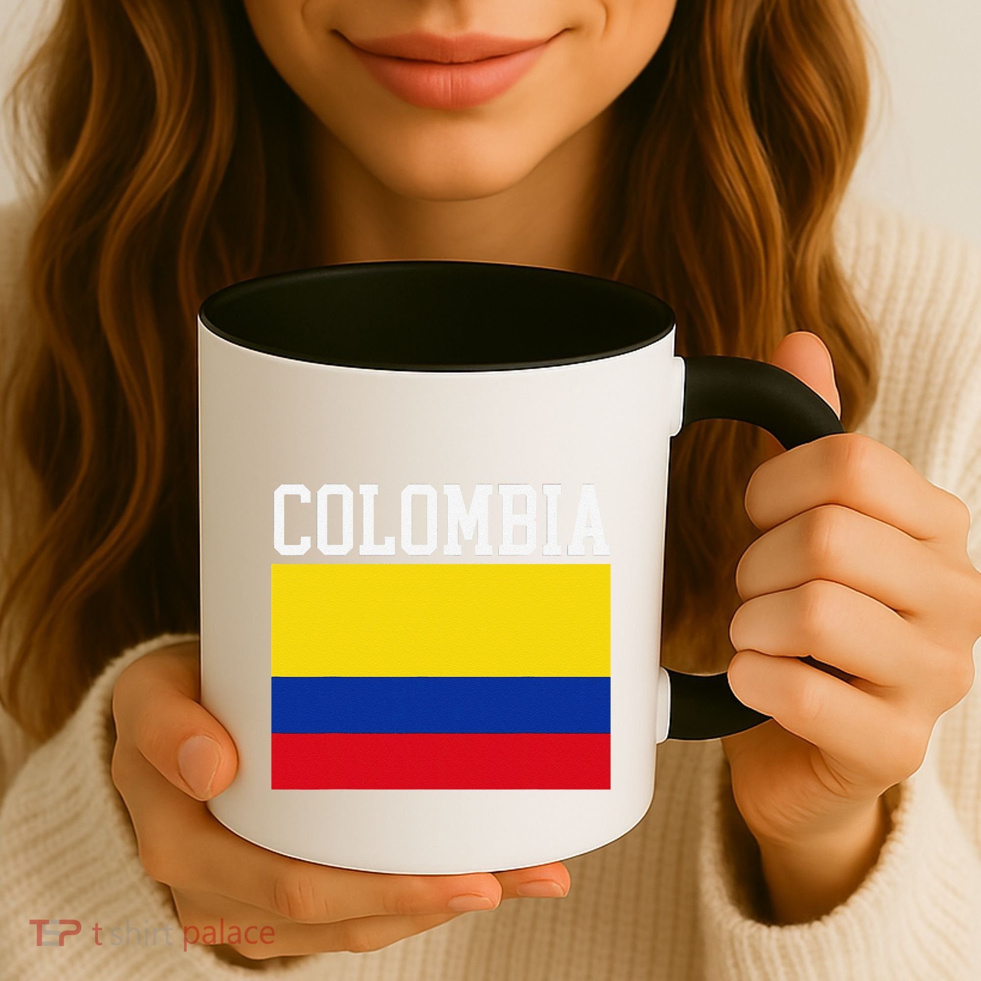 Flag Of Colombia Sports Athletics Left Side Coffee Mug