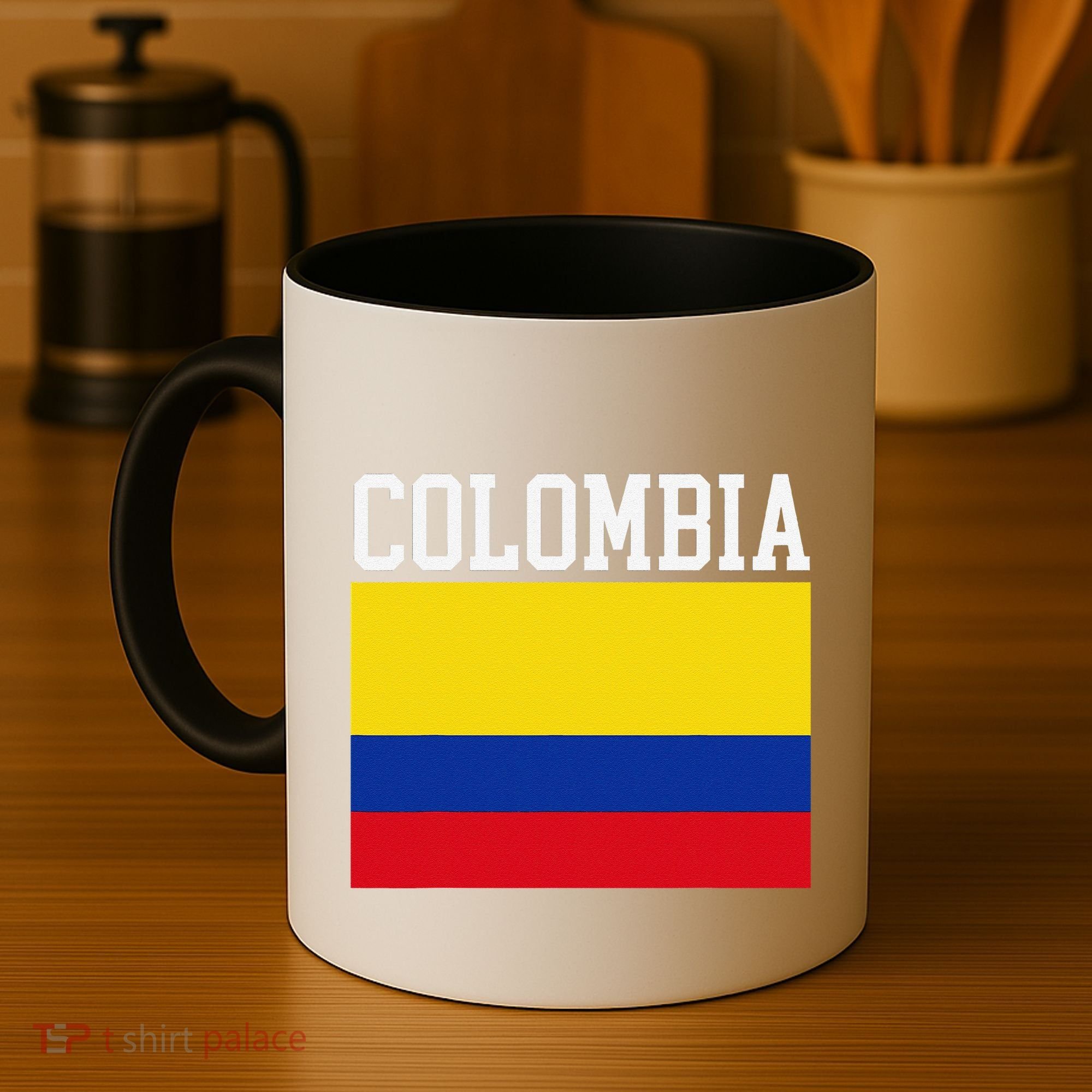 Flag Of Colombia Sports Athletics Left Side Coffee Mug