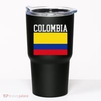 Flag Of Colombia Sports Athletics Left Side Tumbler thumb 0