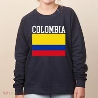 Flag Of Colombia Sports Athletics Left Side Women's Sweatshirt thumb 0