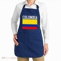 Flag Of Colombia Sports Athletics Left Side Apron thumb 2