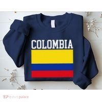 Flag Of Colombia Sports Athletics Left Side Sweatshirt thumb 2