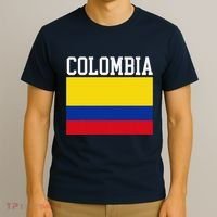 Flag Of Colombia Sports Athletics Left Side T-Shirt thumb 3