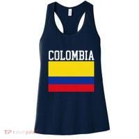 Flag Of Colombia Sports Athletics Left Side Women's Tank Top thumb 0
