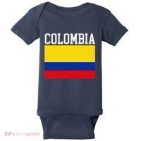 Flag Of Colombia Sports Athletics Left Side Baby Bodysuit thumb 0