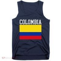 Flag Of Colombia Sports Athletics Left Side Tank Top thumb 0