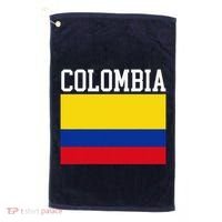 Flag Of Colombia Sports Athletics Left Side Golf Towel thumb 0