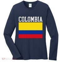 Flag Of Colombia Sports Athletics Left Side Women's Long Sleeve Shirt thumb 0