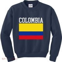 Flag Of Colombia Sports Athletics Left Side Kids Sweatshirt thumb 0