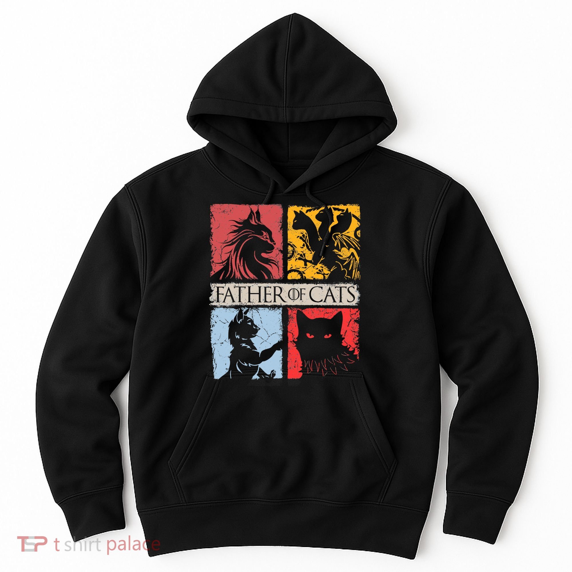 Father Of Cats Cat Lovers Cat Dad Fabulous Hoodie