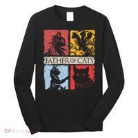 Father Of Cats Cat Lovers Cat Dad Fabulous Long Sleeve Shirt thumb 0