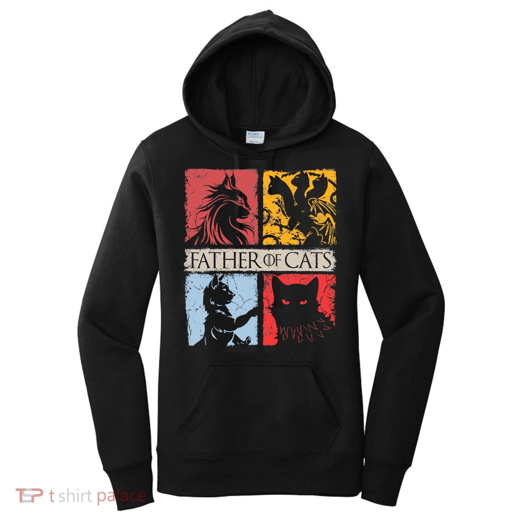 Father Of Cats Cat Lovers Cat Dad Fabulous Women's Hoodie