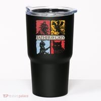 Father Of Cats Cat Lovers Cat Dad Fabulous Tumbler thumb 0