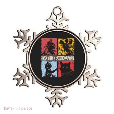 Father Of Cats Cat Lovers Cat Dad Fabulous Ornament