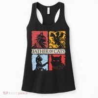 Father Of Cats Cat Lovers Cat Dad Fabulous Women's Tank Top thumb 0