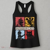 Father Of Cats Cat Lovers Cat Dad Fabulous Women's Tank Top thumb 3