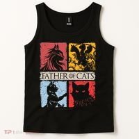 Father Of Cats Cat Lovers Cat Dad Fabulous Tank Top thumb 2