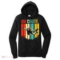 Funny Oh Chute Skydiving Skydive Sky Diving Skydiver Women's Hoodie thumb 0
