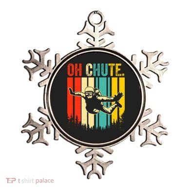 Funny Oh Chute Skydiving Skydive Sky Diving Skydiver Ornament