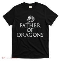 Father Of Dragons Funny Fathers Day Dad Gift T-Shirt thumb 0
