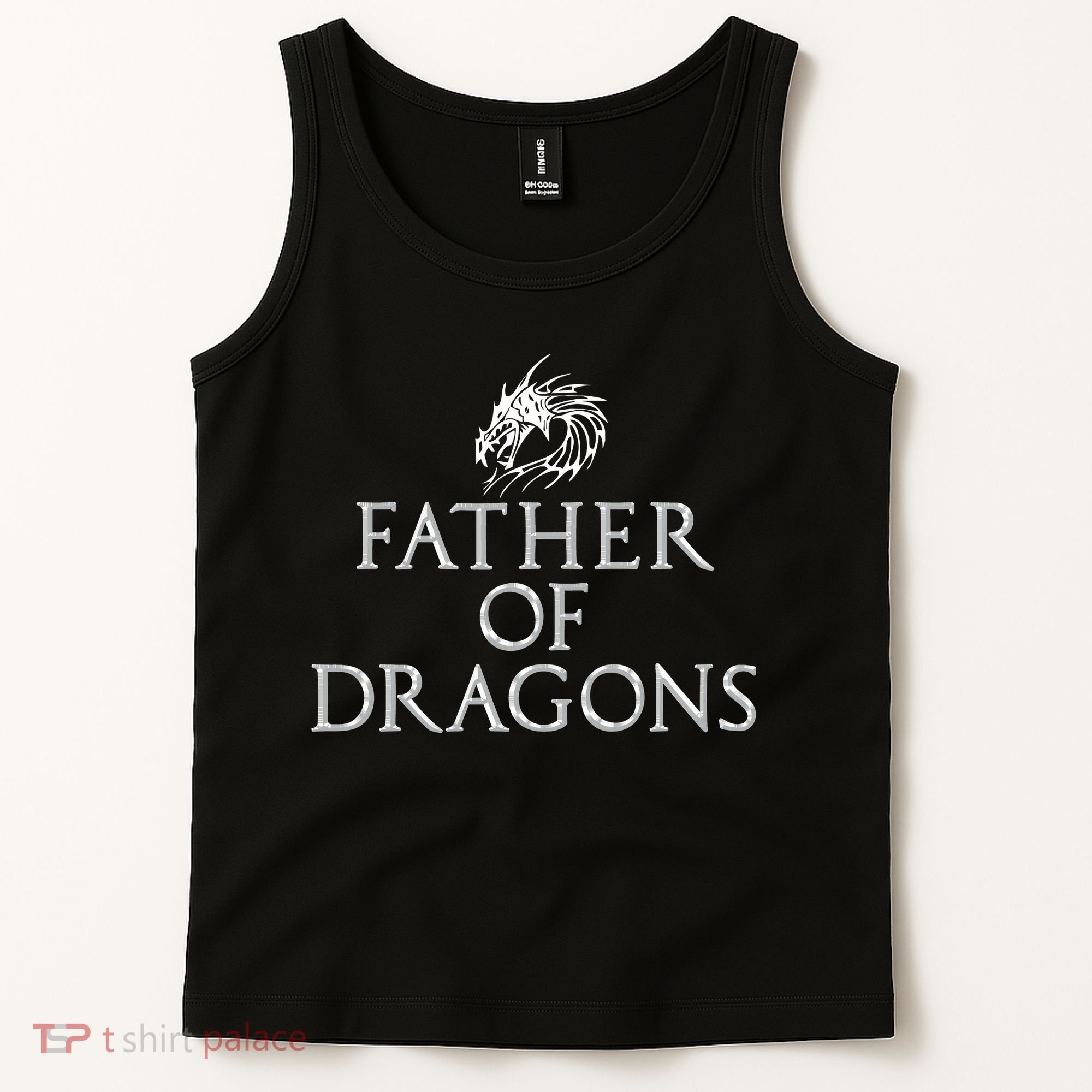 Father Of Dragons Funny Fathers Day Dad Gift Tank Top