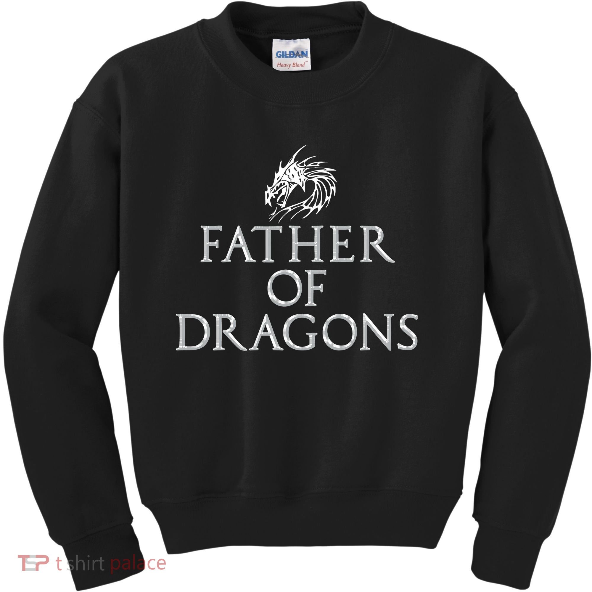 Father Of Dragons Funny Fathers Day Dad Gift Kids Sweatshirt