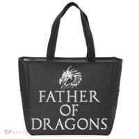 Father Of Dragons Funny Fathers Day Dad Gift Tote Bag thumb 0