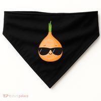 Funny Onion Dad Sunglasses Vegetable Fathers' Day Gardener Meaningful Gift USA-Made Doggie Bandana thumb 0