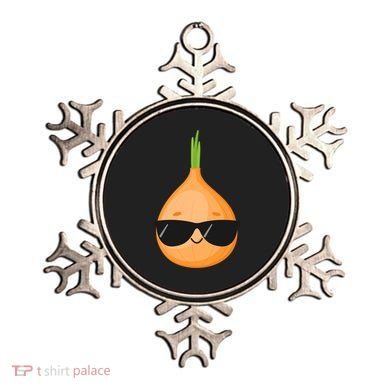 Funny Onion Dad Sunglasses Vegetable Fathers' Day Gardener Meaningful Gift Ornament