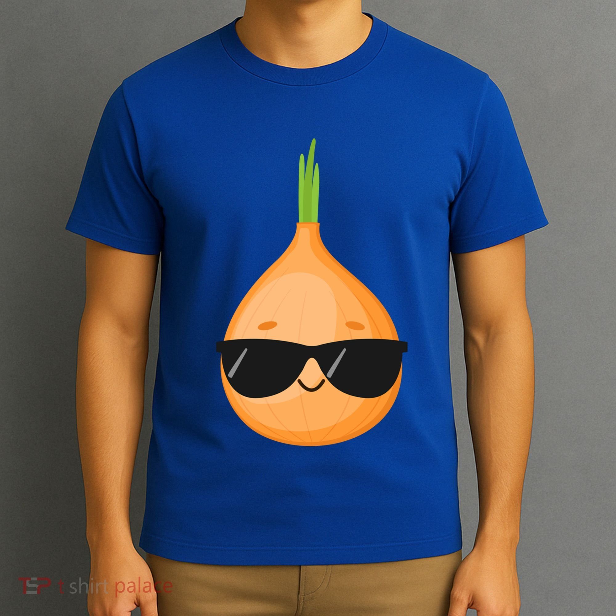 Funny Onion Dad Sunglasses Vegetable Fathers' Day Gardener Meaningful Gift T-Shirt