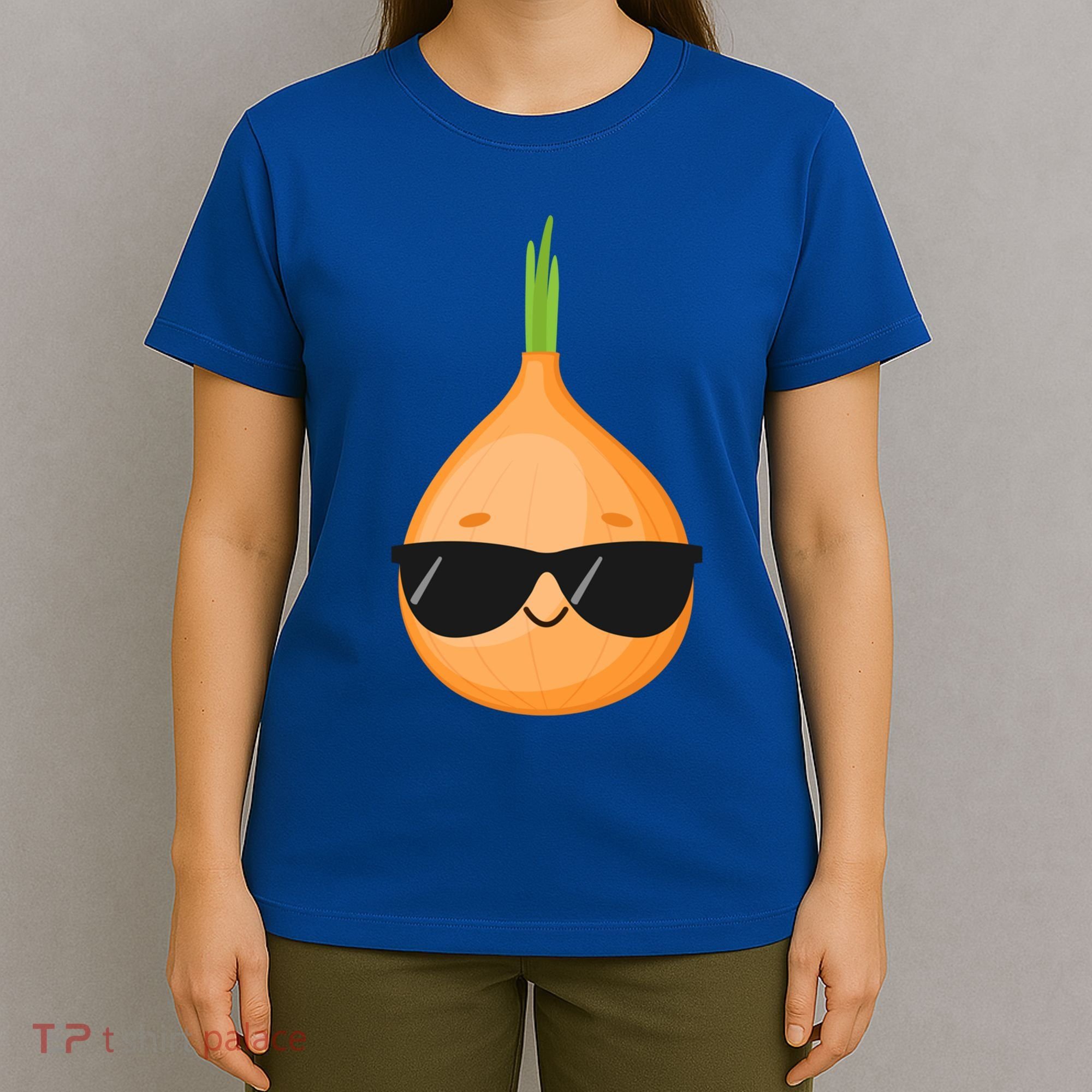 Funny Onion Dad Sunglasses Vegetable Fathers' Day Gardener Meaningful Gift T-Shirt