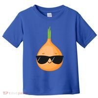 Funny Onion Dad Sunglasses Vegetable Fathers' Day Gardener Meaningful Gift Toddler T-Shirt thumb 0
