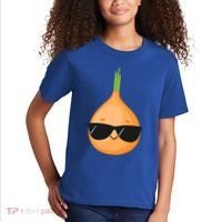 Funny Onion Dad Sunglasses Vegetable Fathers' Day Gardener Meaningful Gift Kids T-Shirt thumb 2