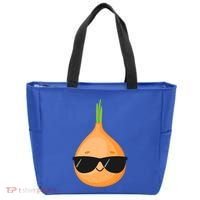 Funny Onion Dad Sunglasses Vegetable Fathers' Day Gardener Meaningful Gift Tote Bag thumb 0