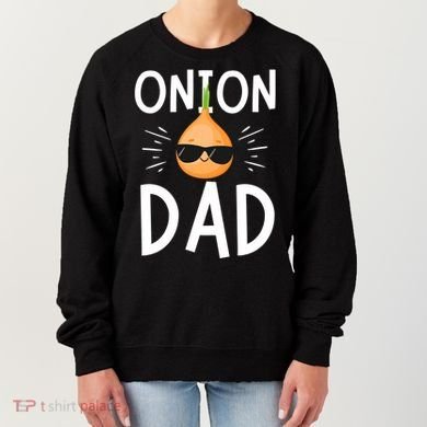 Funny Onion Dad Vegetable Fathers' Day Gardener Lover Gift Women's Sweatshirt