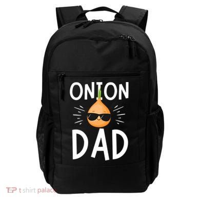 Funny Onion Dad Vegetable Fathers' Day Gardener Lover Gift Backpack
