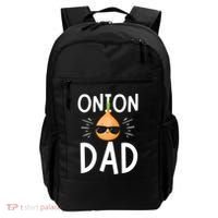 Funny Onion Dad Vegetable Fathers' Day Gardener Lover Gift Backpack thumb 0
