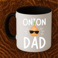 Funny Onion Dad Vegetable Fathers' Day Gardener Lover Gift Coffee Mug thumb 2