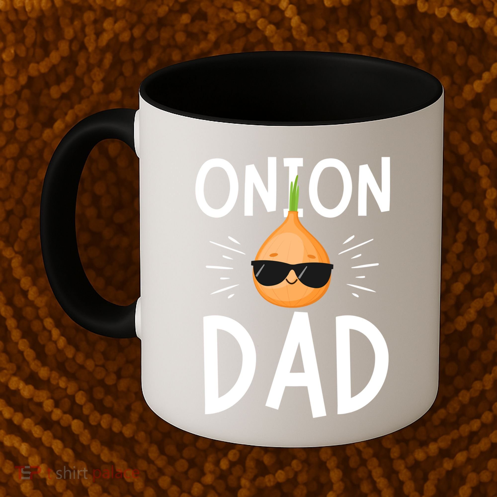 Funny Onion Dad Vegetable Fathers' Day Gardener Lover Gift Coffee Mug