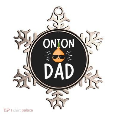 Funny Onion Dad Vegetable Fathers' Day Gardener Lover Gift Ornament