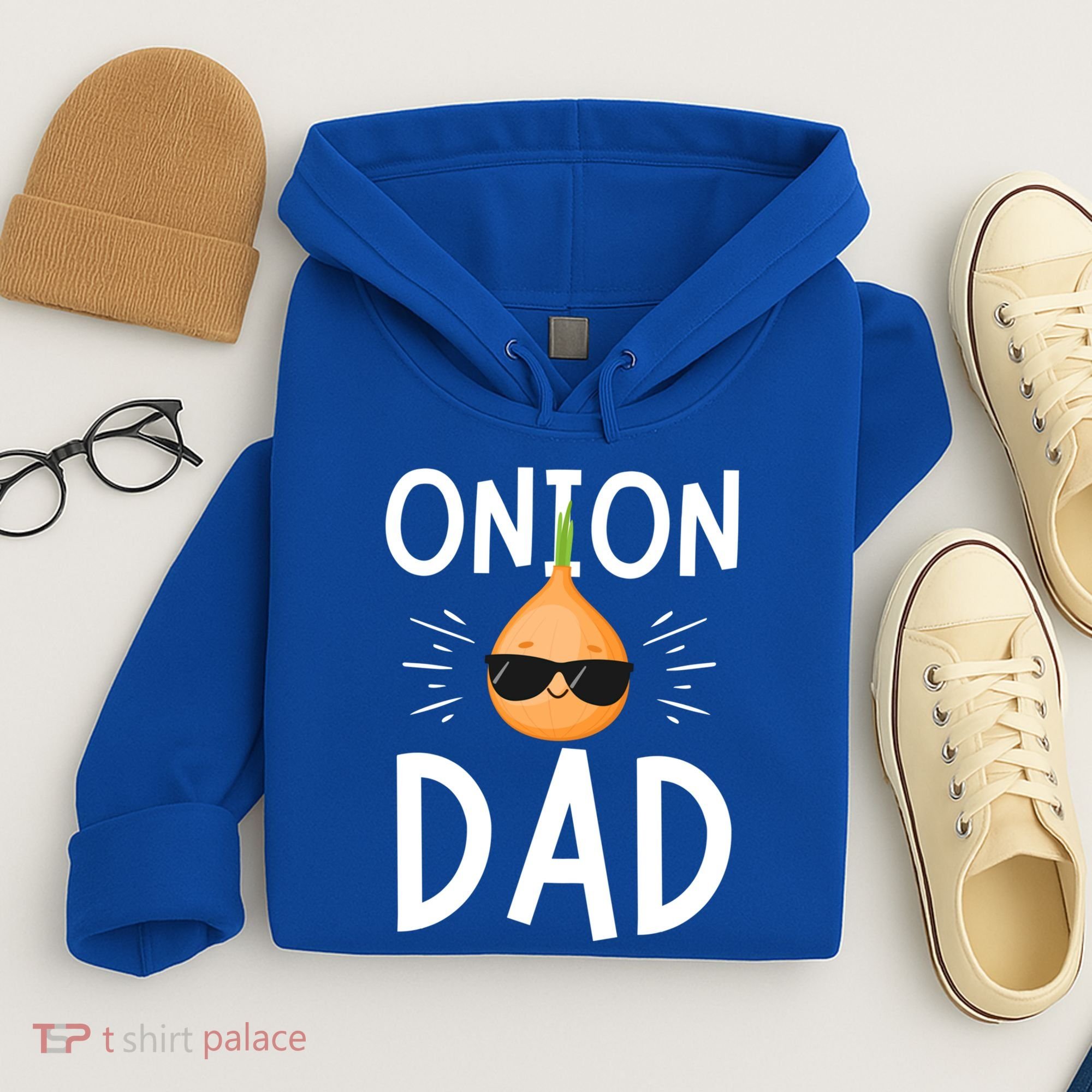 Funny Onion Dad Vegetable Fathers' Day Gardener Lover Gift Hoodie