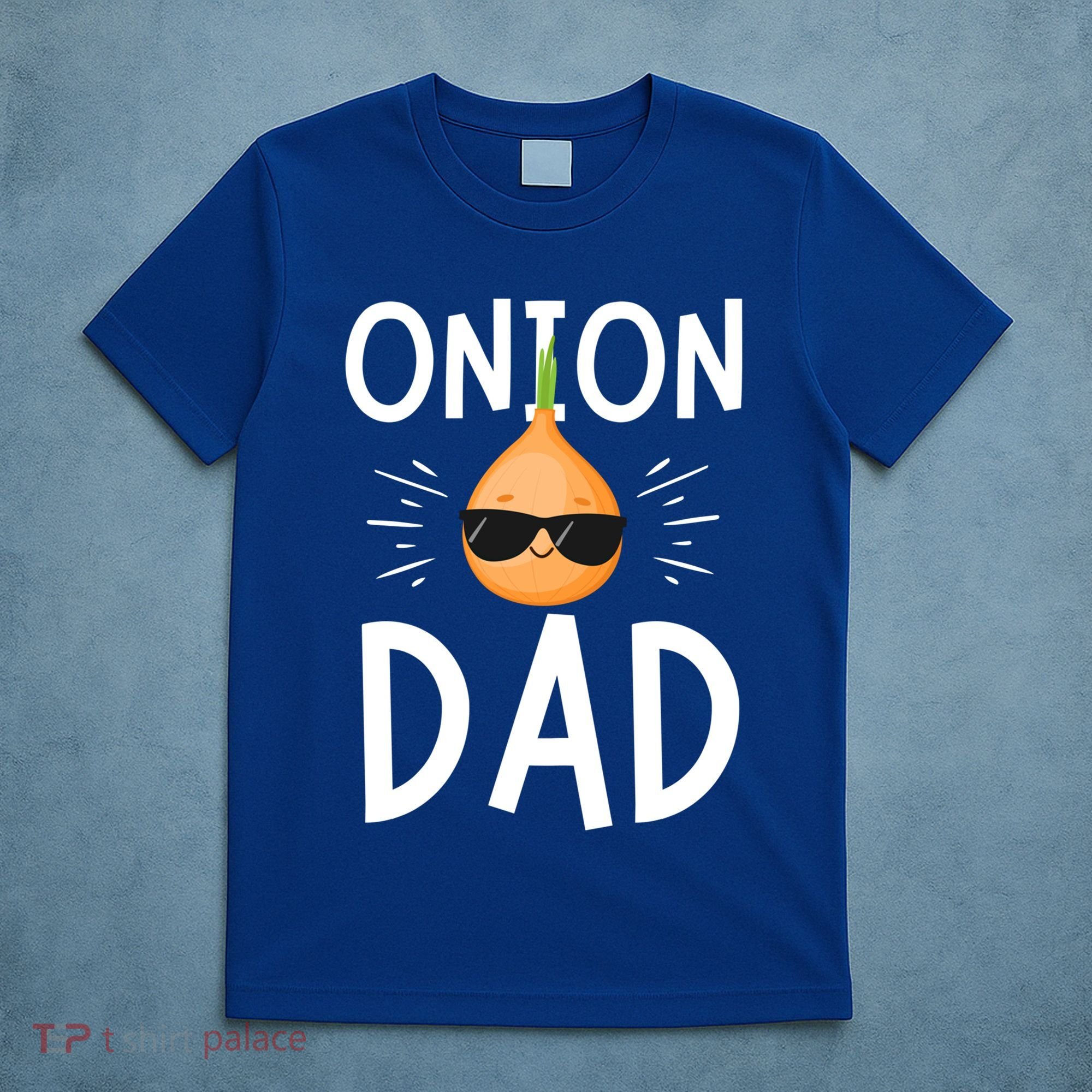 Funny Onion Dad Vegetable Fathers' Day Gardener Lover Gift T-Shirt