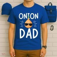 Funny Onion Dad Vegetable Fathers' Day Gardener Lover Gift T-Shirt thumb 6