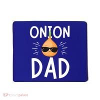 Funny Onion Dad Vegetable Fathers' Day Gardener Lover Gift Mousepad thumb 0