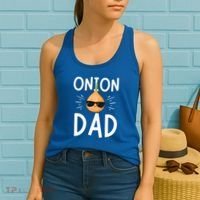 Funny Onion Dad Vegetable Fathers' Day Gardener Lover Gift Women's Tank Top thumb 2