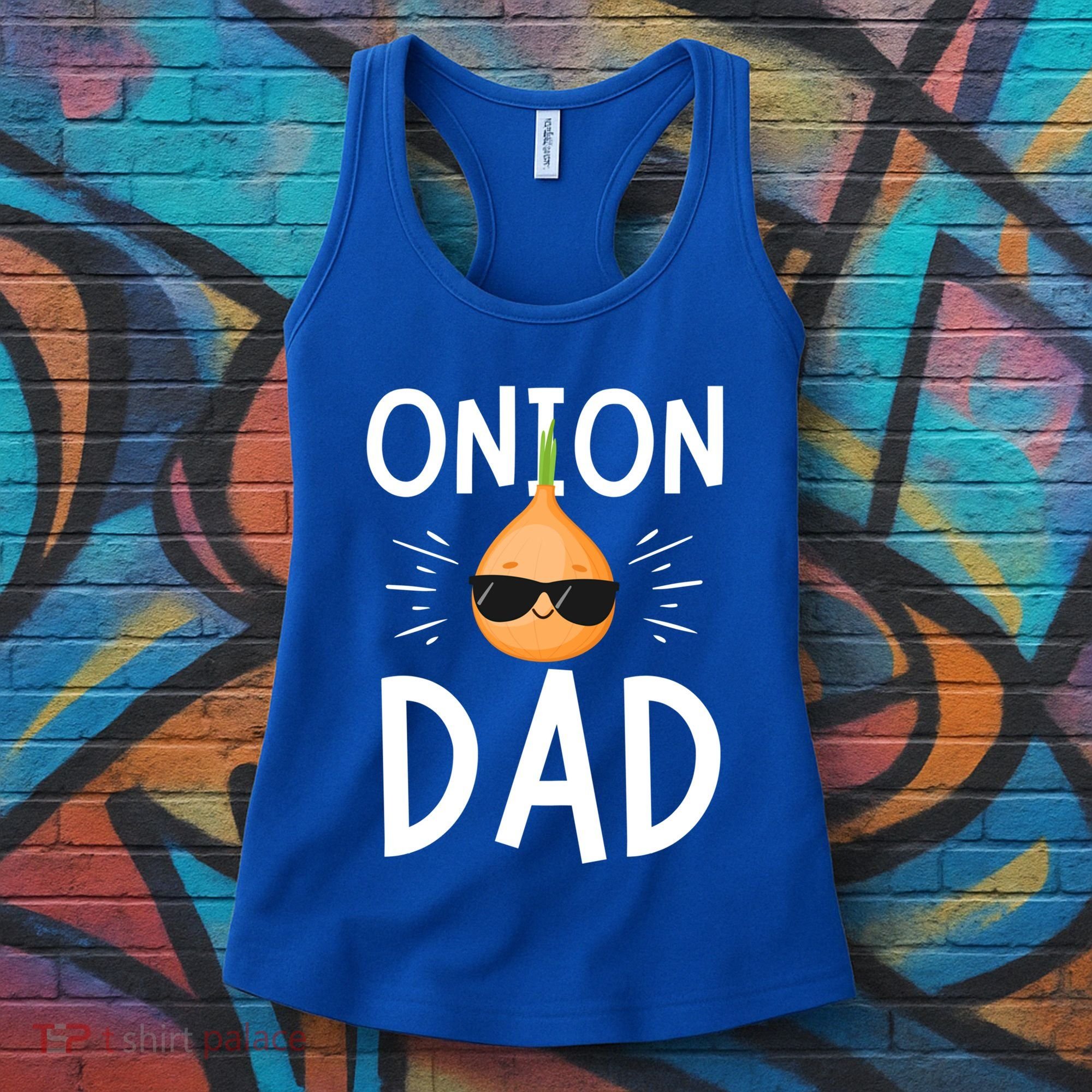 Funny Onion Dad Vegetable Fathers' Day Gardener Lover Gift Women's Tank Top
