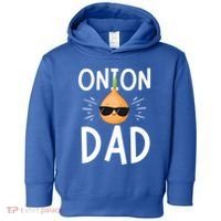 Funny Onion Dad Vegetable Fathers' Day Gardener Lover Gift Toddler Hoodie thumb 0